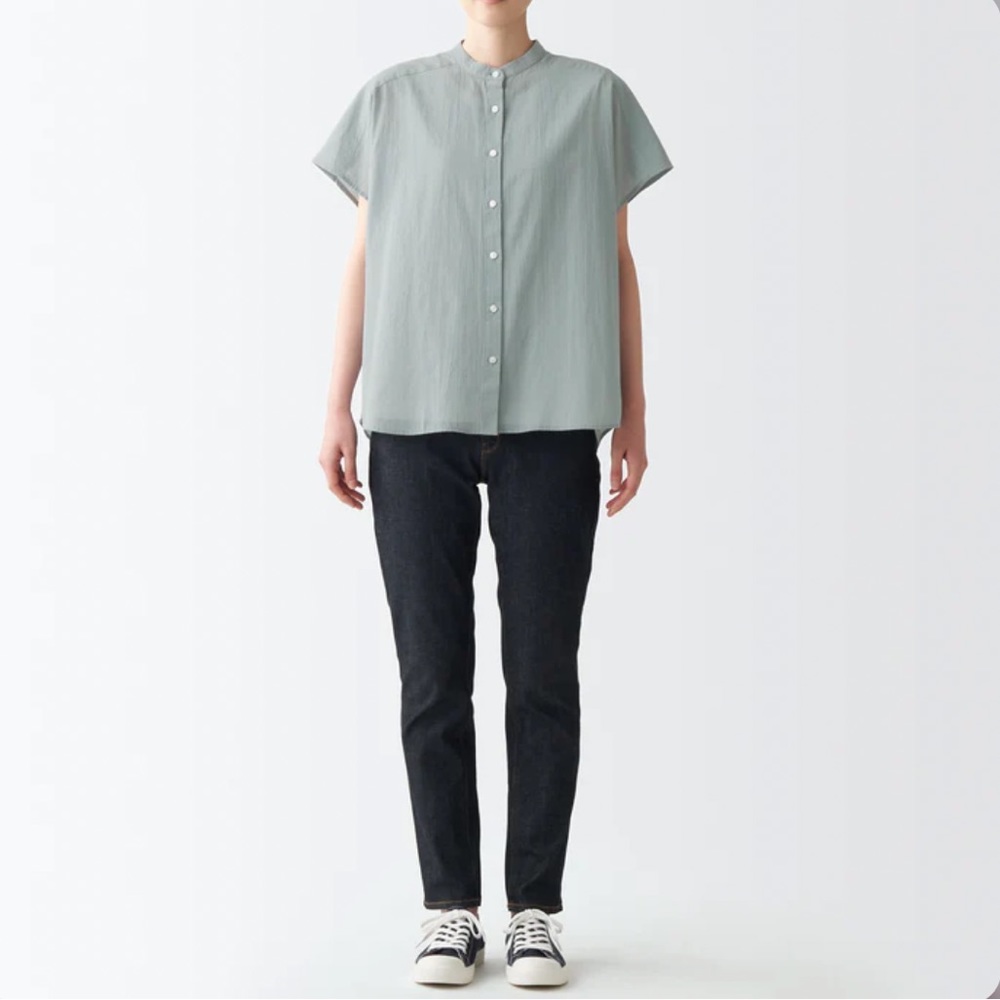 Muji French Sleeve Blouse